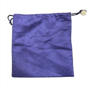 NEW Tory Burch 9.5" x 9" Drawstring Dustbag Gift Bag For Accessories- Purple